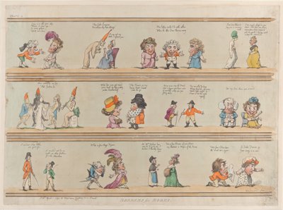 Hranice pro pokoje, deska 4, 1. dubna 1799., 1. dubna 1799. od Thomas Rowlandson