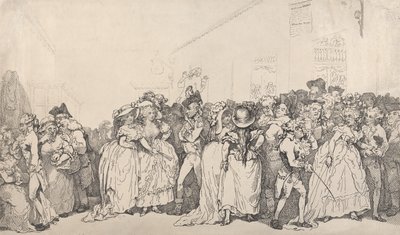 Lehátka do vstupní haly od Thomas Rowlandson
