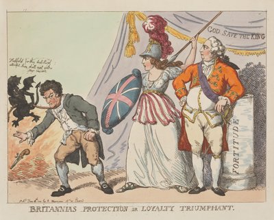 Británie pod ochranou, aneb Vítězství loajality od Thomas Rowlandson