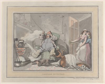 Neopatrná pozornost, 1. února 1789., 1. února 1789. od Thomas Rowlandson