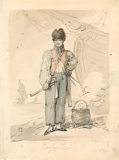 Tesař od Thomas Rowlandson