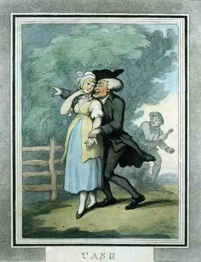 Hotovost, hospoda. od Rudolfa Ackermanna od Thomas Rowlandson