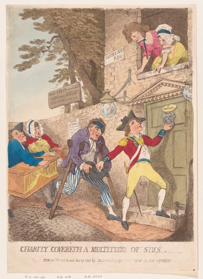 Charity Covereth a Multitude of Sins, 27. listopadu 1781, 27. listopadu 1781. od Thomas Rowlandson