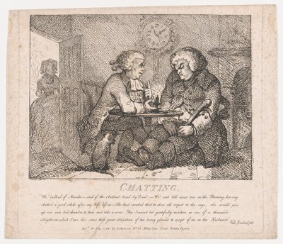 Chatování malebných krás Boswell, část první, 30. května 1786, 30. května 1786. od Thomas Rowlandson