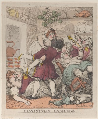 Christmas Gambols, 30. listopadu 1812, 30. listopadu 1812. od Thomas Rowlandson