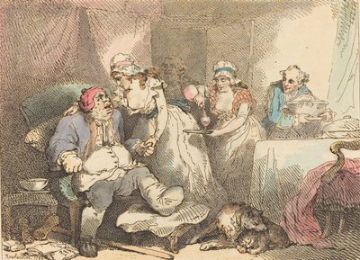 Pohodlí při dně, 1785. od Thomas Rowlandson