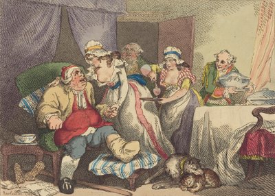 Pohodlí při dně, 1785. od Thomas Rowlandson