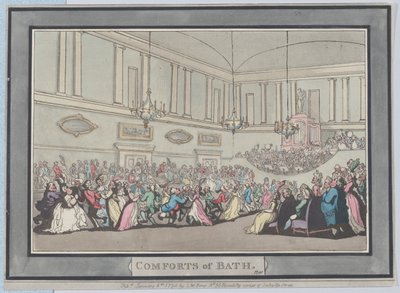 Comforts of Bath, Talíř 10, 6. ledna 1798, 6. ledna 1798. od Thomas Rowlandson