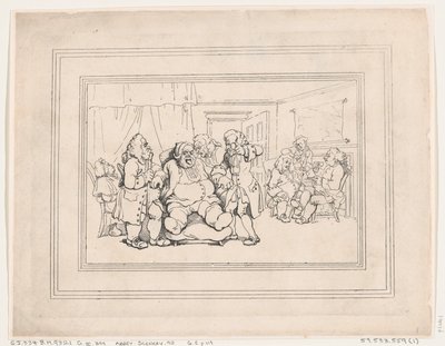 Comforts of Bath, deska 1, 6. ledna 1798, 6. ledna 1798. od Thomas Rowlandson
