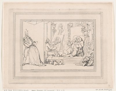 Pohodlí v Bathu, deska č. 6 od Thomas Rowlandson