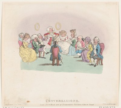 Rozhovor, 20. března 1803., 20. března 1803. od Thomas Rowlandson