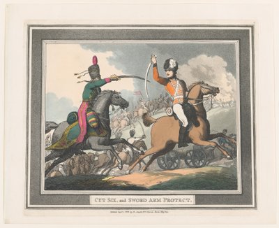 Cut Six a Sword Arm Protect, 1. září 1798, 1. září 1798. od Thomas Rowlandson