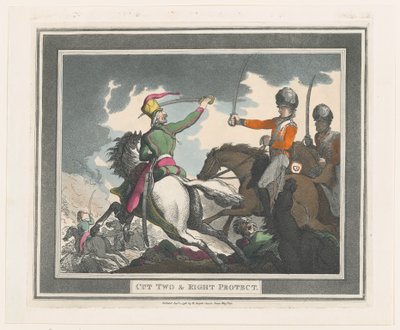 Cut Two & Right Protect, 1. září 1798, 1. září 1798. od Thomas Rowlandson