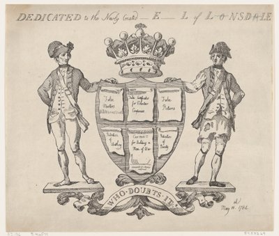 Věnováno nově stvořenému E-l z L-nsd-le od Thomas Rowlandson