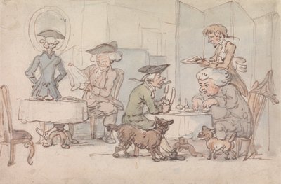 Hosté v „Chop Shopu“ od Thomas Rowlandson