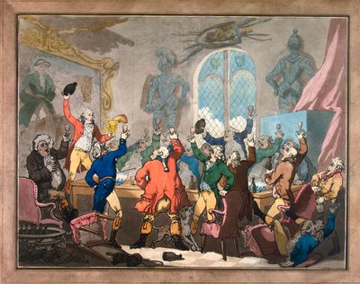 Večeře, 1787. od Thomas Rowlandson