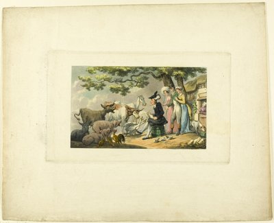 Syntax doktora Kresba po přírodě, z The Tour of Doctor Syntax od Thomas Rowlandson