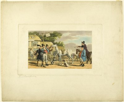 Doctor Syntax Sells Grizzle z The Tour of Doctor Syntax od Thomas Rowlandson