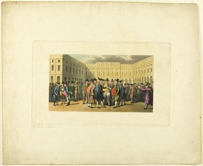 Doctor Syntax v Liverpoolu, z The Tour of Doctor Syntax od Thomas Rowlandson