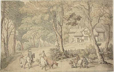 Syntax doktora na cestě od Thomas Rowlandson
