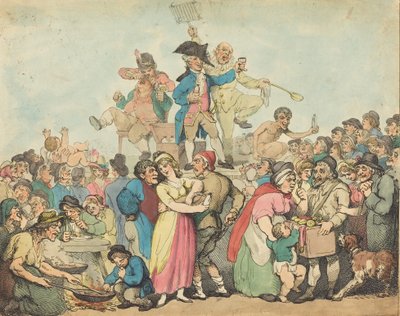 Dr. Botherum, Mountebank, 1800. od Thomas Rowlandson