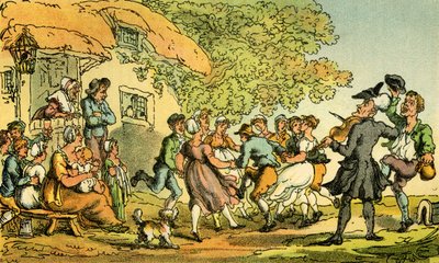 "Dr Syntax - venkovské sporty" od Thomas Rowlandson