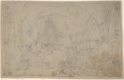 Dr. Syntax a vysloužilí lovci lišek od Thomas Rowlandson