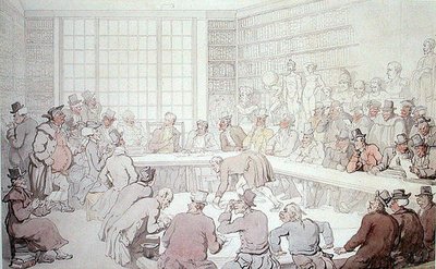 Dr Syntax v aukci od Thomas Rowlandson