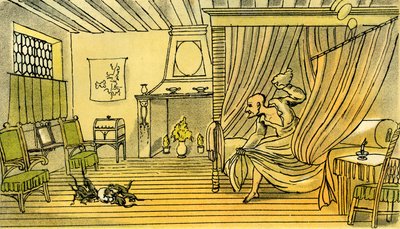 "Doktor Syntax ztratil paruku" od Thomas Rowlandson