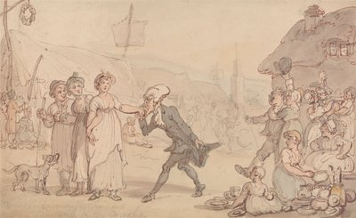 Dr. Syntax s Kitty Cowslip od Thomas Rowlandson