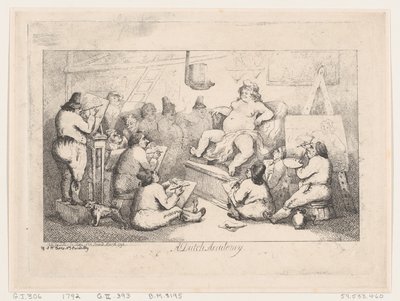 Nizozemská akademie, březen 1792, březen 1792. od Thomas Rowlandson
