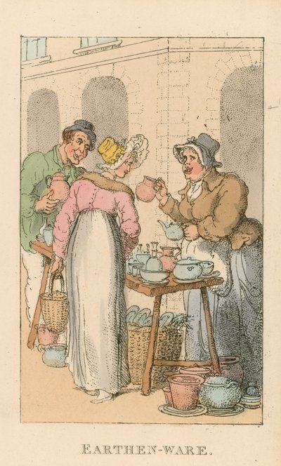 Pozemské nádobí od Thomas Rowlandson