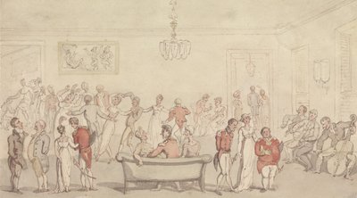 Elegantní společenský tanec od Thomas Rowlandson