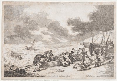 Plavba z Brighthelmstone do Diepp[e] od Thomas Rowlandson
