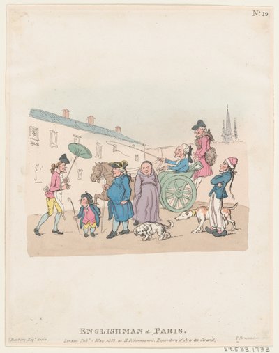 Angličan v Paříži, 1. května 1803, 1. května 1803. od Thomas Rowlandson
