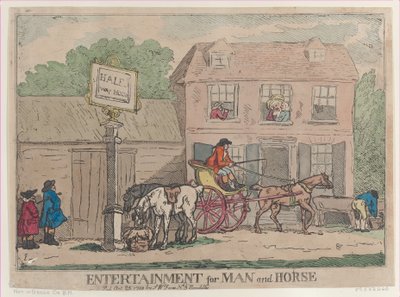 Zábava pro člověka a koně, 25. října 1788., 25. října 1788. od Thomas Rowlandson