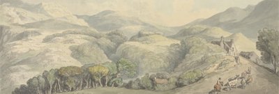 Vstup do Festiniogu ve Walesu od Thomas Rowlandson