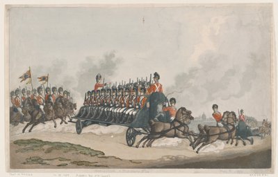 Expedice, aneb Vojenský let od Thomas Rowlandson