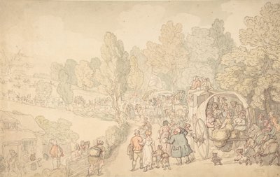 Fairlop Fair, Essex, ca. 1816. od Thomas Rowlandson