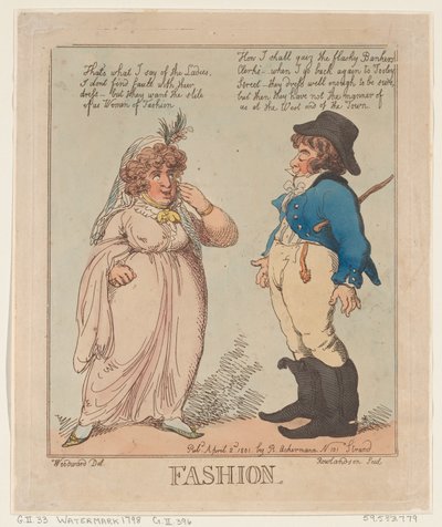 Móda, 2. dubna 1801, 2. dubna 1801. od Thomas Rowlandson