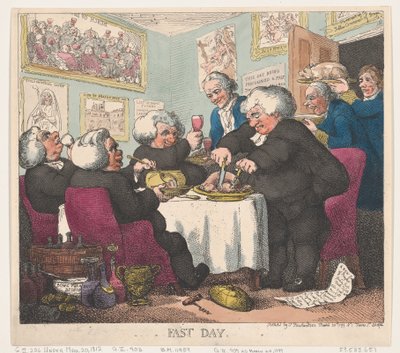 Fast Day, 20. března 1799, 20. března 1799. od Thomas Rowlandson