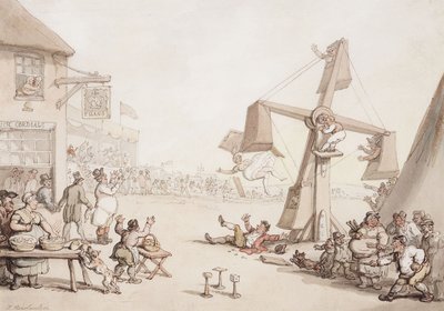 Figurky na veletrhu, 1803 od Thomas Rowlandson