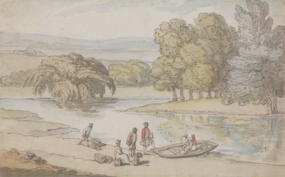 Postavy u trajektu od Thomas Rowlandson