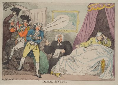 Úcta k rodičům od Thomas Rowlandson