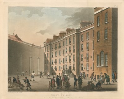 Fleet Prison, 1808 od Thomas Rowlandson
