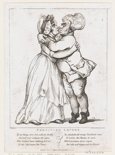 Odpouštějící milenci, 15. března 1798., 15. března 1798. od Thomas Rowlandson