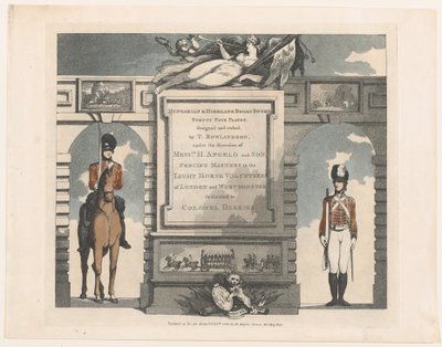 Forward, Hungarian and Highland Broadsword, 12. února 1799. od Thomas Rowlandson
