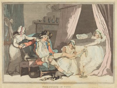 Čtyři hodiny ve městě od Thomas Rowlandson