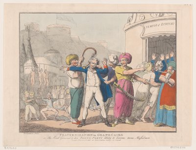 Bratrství ve Velké Káhiře aneb Šílený generál a jeho Bonny Party Pravděpodobně ..., 9. října 1798. od Thomas Rowlandson