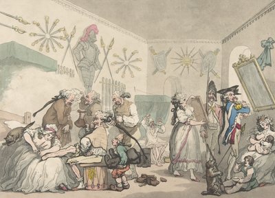 Francouzská kasárna, 12. srpna 1791., 12. srpna 1791 od Thomas Rowlandson